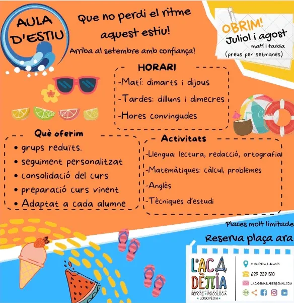 L'acadèmia Blanes. Reforç, psicologia i logopèdia. - Blanes