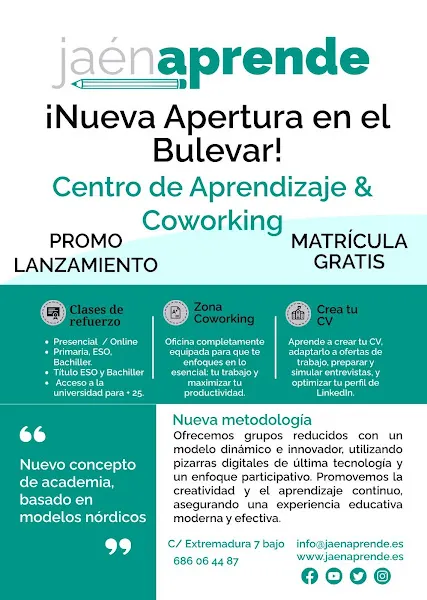 Academia - jaenprende - Coworking - Jaén