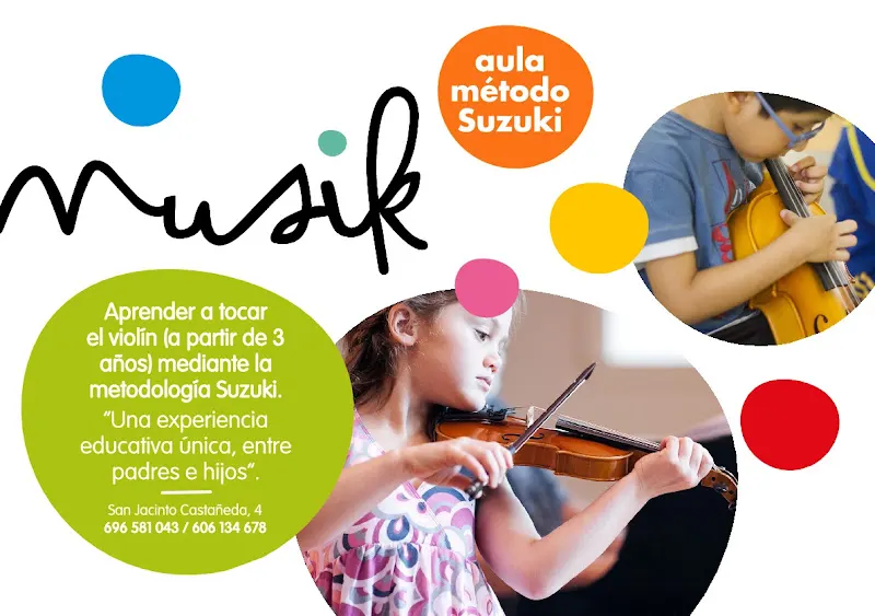 Aula municipal de violín de Método Suzuki - Xàtiva